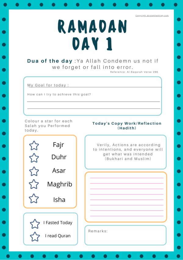 Ramadan Journal