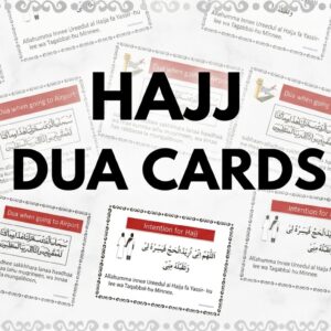 Hajj Dua Cards, Hajj dua pdf