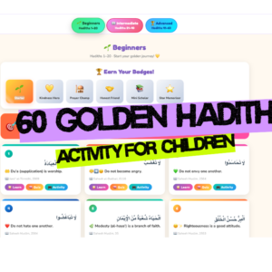 60 hadith for kids activity