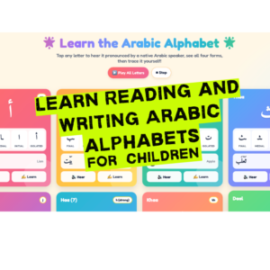 learn arabic alphabet