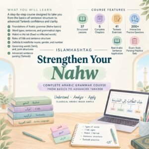 Nahw Quranic Arabic Course with exercise